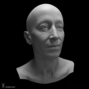 Scan 3D d'un buste avec retouches