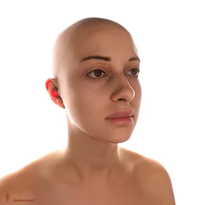 3D facescan cleaning and realistic render