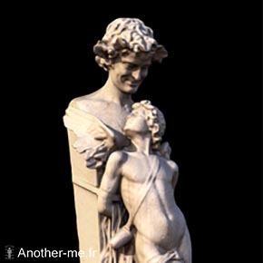 Stone sculpture 3D scan captured in-situ at Jardin des Plantes, Paris
